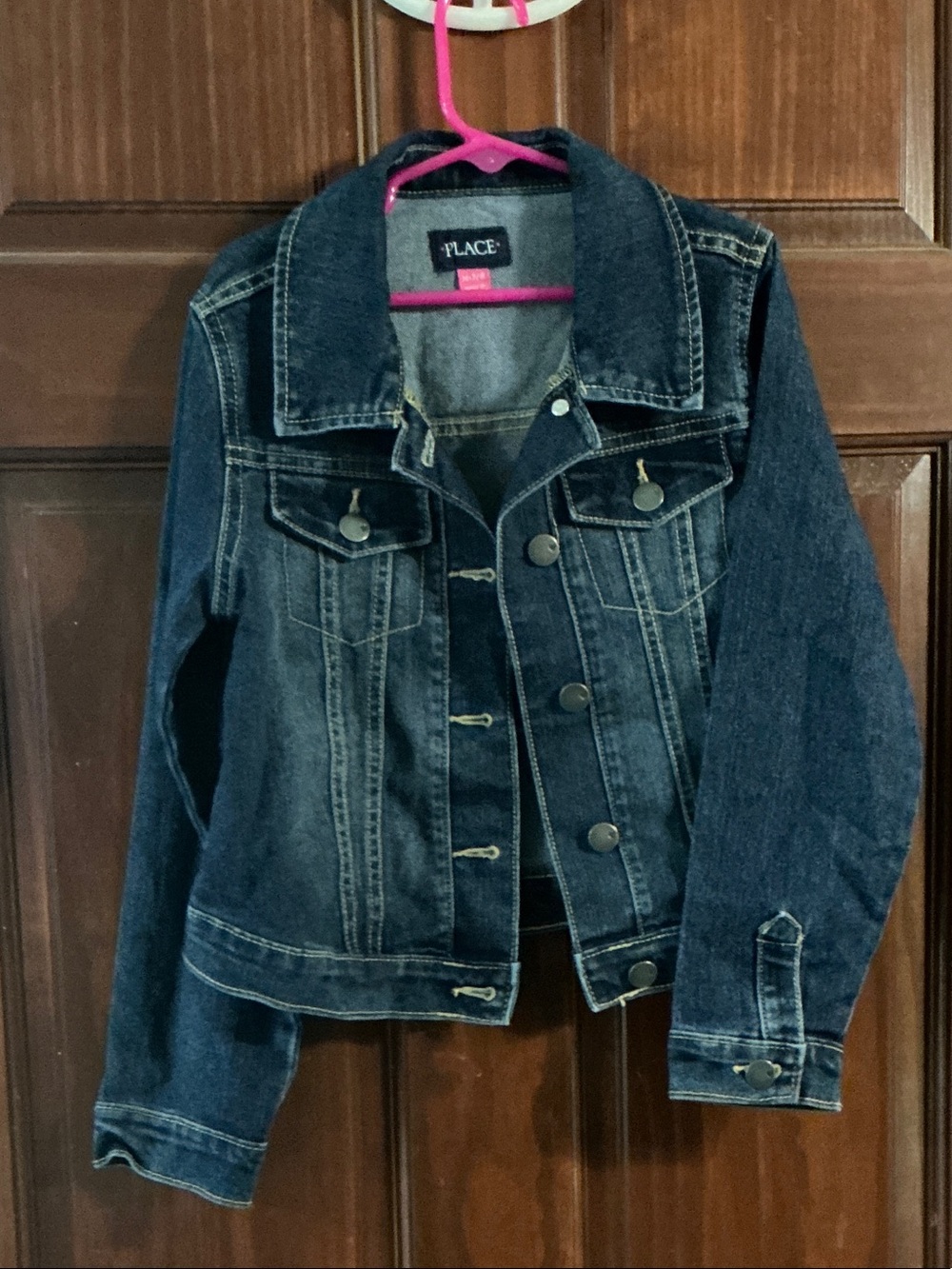 The Children's Place Dark Blue Denim Jean Jacket - Kids